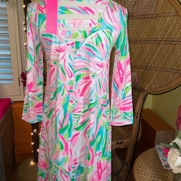 Lilly Pulitzer NWT Ophelia Swing Dress Croc My World PRICE IS FIRM🔥 - Picture 13 of 16